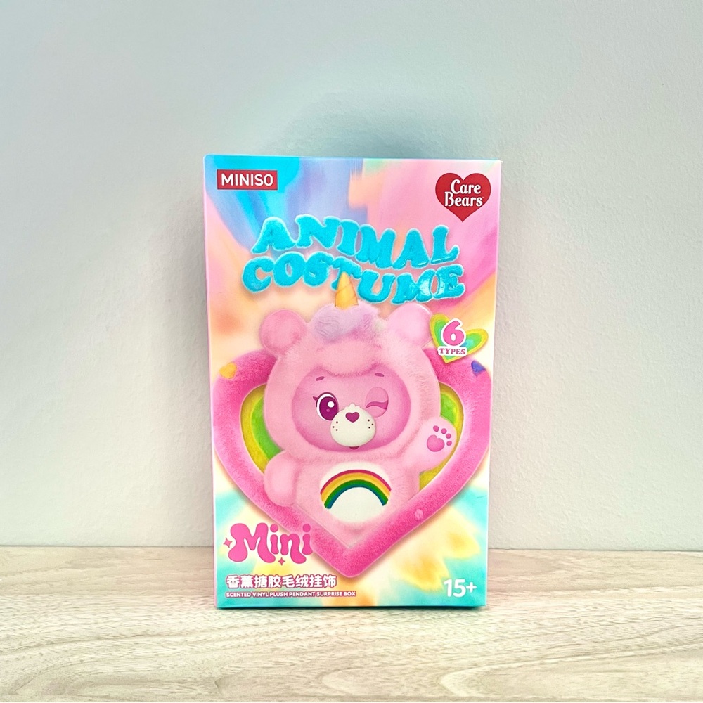 **Unavailable**MINISO Care Bears Animal Costume Scented Mini Plush Pendant